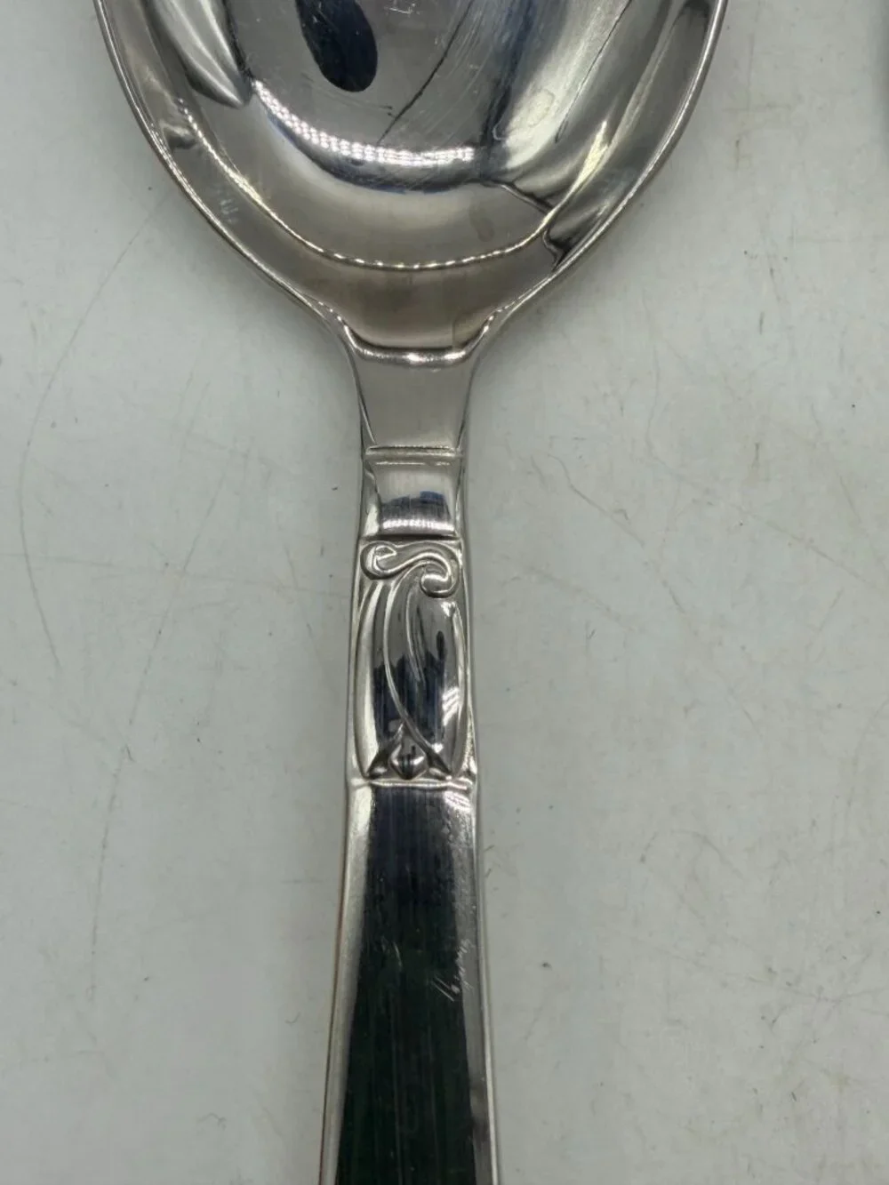 Vintage Two Piece International Silver Stainless Serving Utensils Spoon and Cake